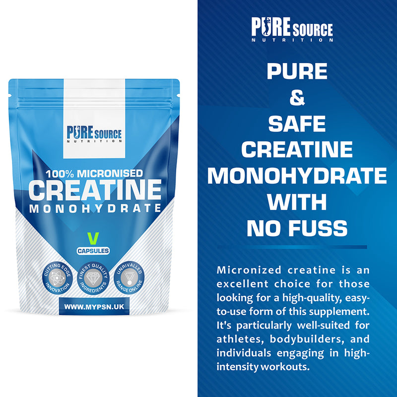 Pure Source Nutrition Creatine Capsules 750mg